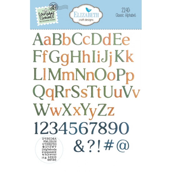  Elizabeth Craft - Dies «Classic Alphabet» 67 pcs