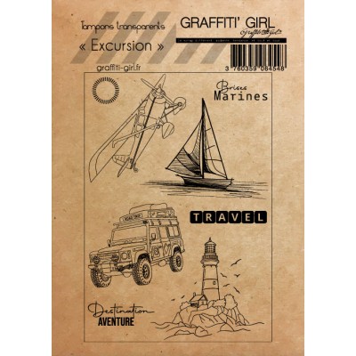 Graffiti Girl - Ensemble Estampes «Excursion» 8 pcs