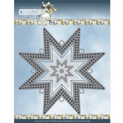 Find It Trading - Dies Collection Christmas Blues   « Christmas Star» 5 pcs