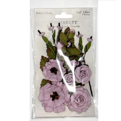 49 & Market - Collection «Nature's Bounty » couleur «Soft Lilac» 12 pcs