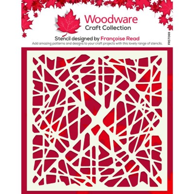 Woodware - Stencil «Web» 6" X 6"