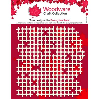 Woodware - Stencil «Worn Mesh» 6" X 6"