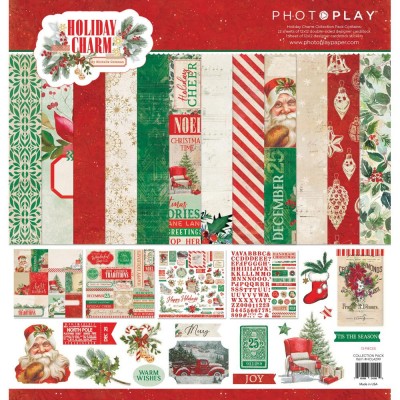 PhotoPlay - Ensemble de papier «Holiday Charm» 12"
