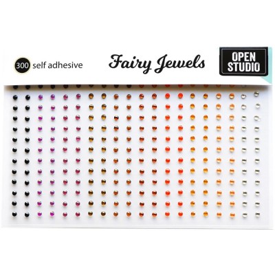 Memory Box- «Adhesive Fairy Jewels» couleur «Autumn» 300/ emballage
