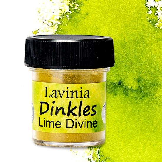 Lavinia-Poudre colorante Dinkles couleur  «Lime Divine»