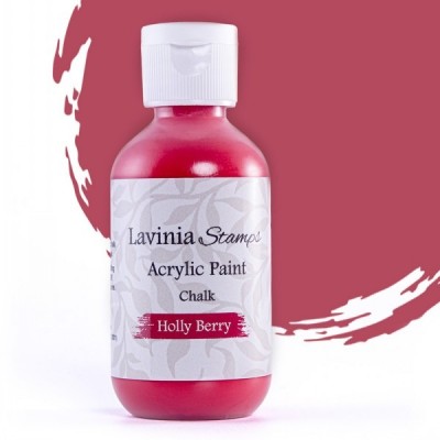 Lavinia -  «Chalk Acrylic Paint» couleur «Holly Berry» 60ml