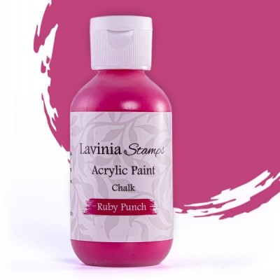Lavinia -  «Chalk Acrylic Paint» couleur «Ruby Punch» 60ml