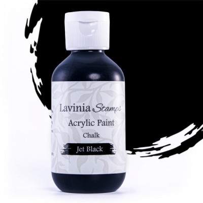 Lavinia -  «Chalk Acrylic Paint» couleur «Jet Black» 60ml