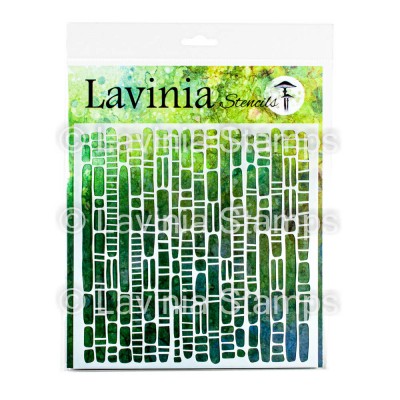 Lavinia - Stencil «Block Print» 8" x 8"                     