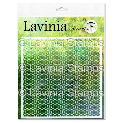 Lavinia - Stencil «Honeycomb» 8" x 8"                     