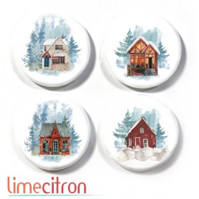 Lime Citron - badge 406 «Maison d'hiver»