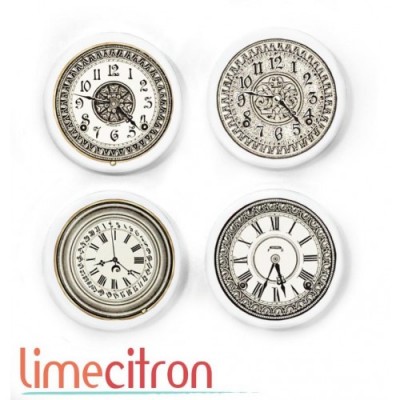 Lime Citron - badge 414 «Horloge V2»