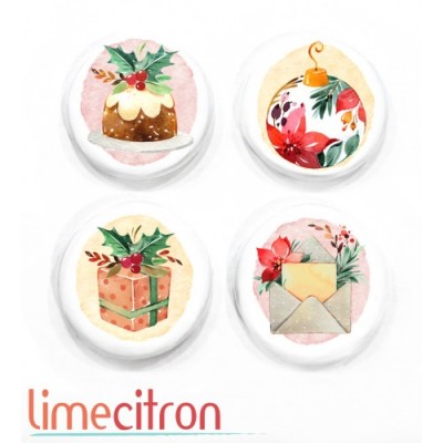 Lime Citron - badge 449 «C'est Noël»