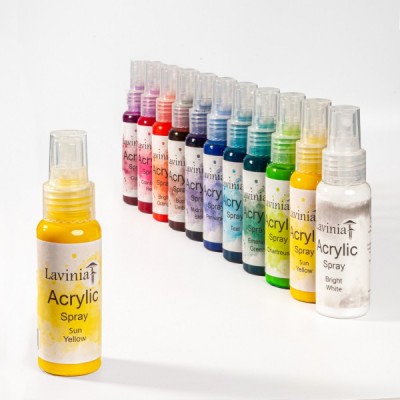Lavinia -  «Acrylic Spray» couleur «Sun Yellow» 60ml