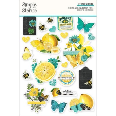 Simple Stories - Autocollants «Lemon Twist » 638 pcs