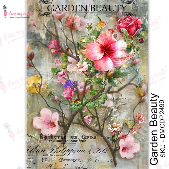 Dress my Craft - Transfer Me «Garden Beauty»