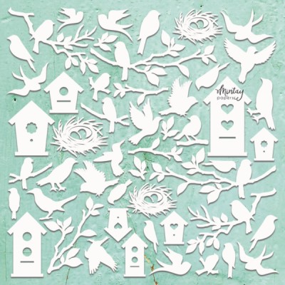  Mintay - Chipboard «Birds» 12 x 12