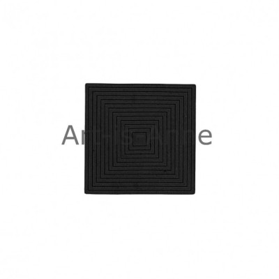 Art-Is-Anne - Chipboard «Multi carrée-4» NOIR