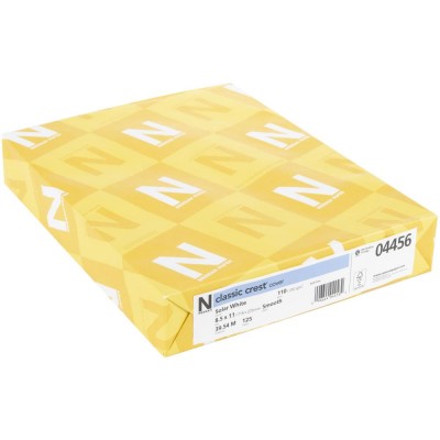 Neenah - « Solar White-cartons lisses pour fabriquer des fleurs 110lbs» 125 feuilles