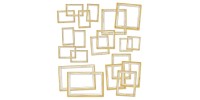 49 & Market - Étiquettes de la collection  «Color Swatch Ochre Frame Set» 20 pièces