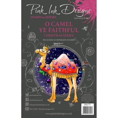 PRÉCOMMANDE- Pink Ink Designs - Ensemble «Christmas Series» collection «O Camel Ye Faithful» 13 pièces