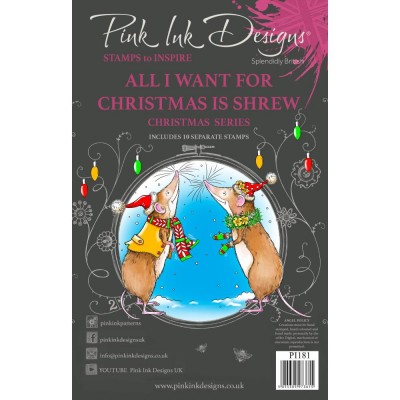 PRÉCOMMANDE- Pink Ink Designs - Ensemble «Christmas Series» collection «All I Want For Christmas Is Shrew» 10 pièces