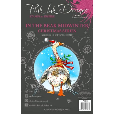PRÉCOMMANDE- Pink Ink Designs - Ensemble «Christmas Series» collection «In The Beak Midwinter» 13 pièces