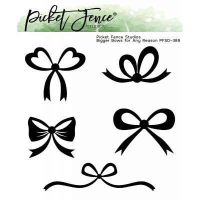 Picket Fence - Die modèle « Bigger Bows For Any Reason» 5 pièces