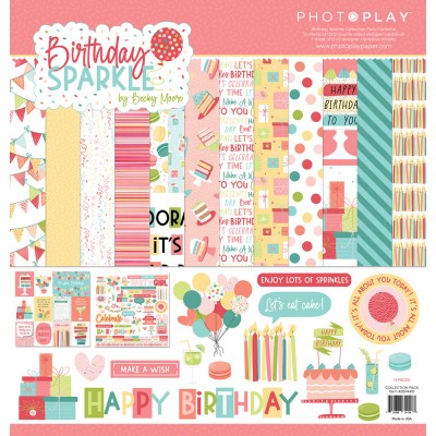 PhotoPlay - Ensemble de papier «Birthday Sparkle» 12"