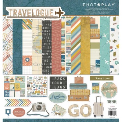 PhotoPlay - Ensemble de papier «Travelogue» 12"