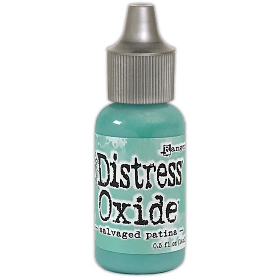  Distress Oxides Reinkers - Tim Holtz- couleur «Salvaged Patina»