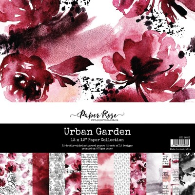 Paper Rose - Papier 12" X 12"  collection «Urban Garden» 12 pages recto-verso