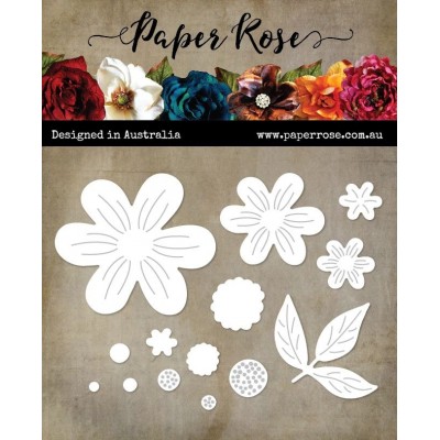  Paper Roses - Dies «Etched Bloom 3»  13 pcs