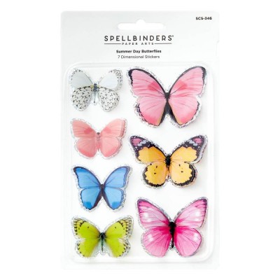 Spellbinders- Éphéméras  «Summer Day Butterflies »  7 pcs