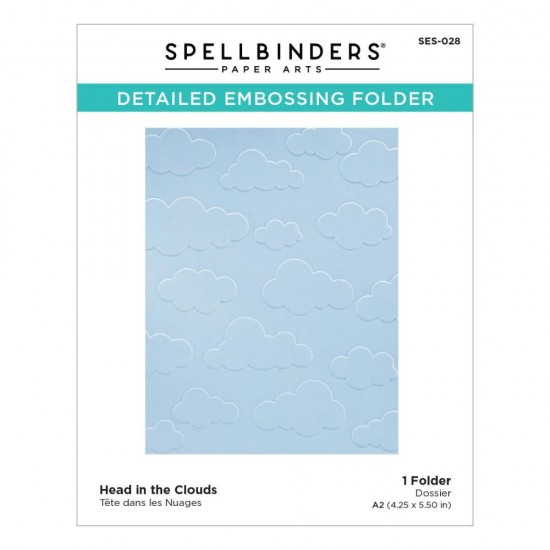 Spellbinders - Plaques à embosser 3D  «Head In The Clouds»
