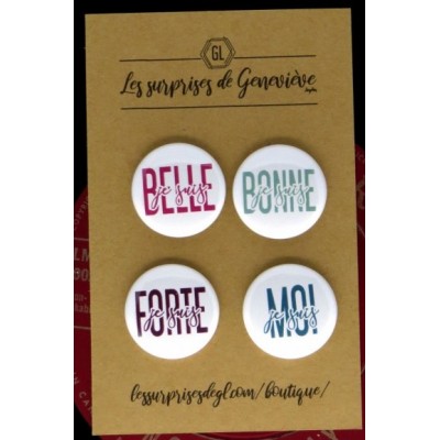 Les Surprises de Geneviève - badge 15 «Kit Je Suis»