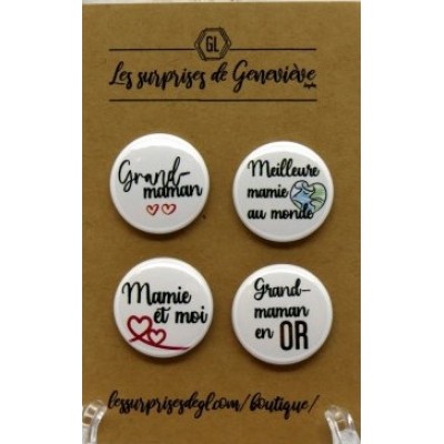 Les Surprises de Geneviève - badge 44 «Kit Mamie»