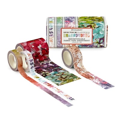 49 & Market - Washi tape en tissu de la collection «Spectrum Gardenia-Assortment»  