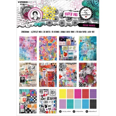 Studiolight - Album «Art By Marlene Paper Pad Postage Madness no.132 » 20 feuilles