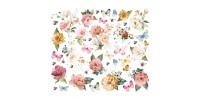Simple Stories - Éphéméra Floral Bits «Simple Vintage Spring Garden» 43 pcs