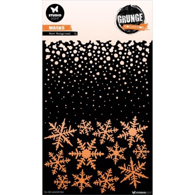  Studio Light - Stencil Collection Grunge «Snow Bakcground» # 284