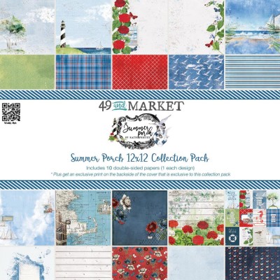49& Market - bloc de papier collection «Summer Porch» 12 x 12" 10 feuilles