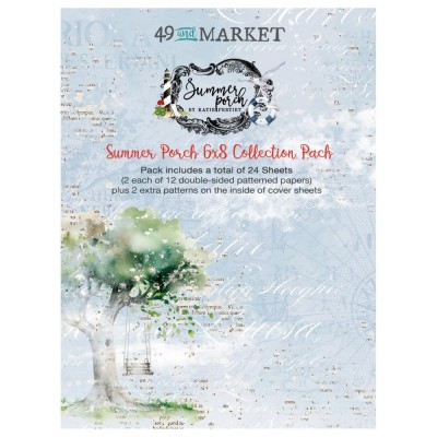 49 & Market - bloc de papier collection  «Summer Porch» 6 X 8" 24 feuilles