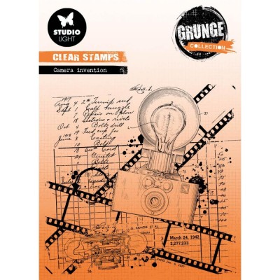  Studio Light - Estampe collection Grunge «Camera Invention» #514 