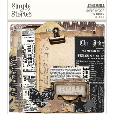 Simple Stories - Éphéméra  «Simple Vintage Essentials» 22 pcs