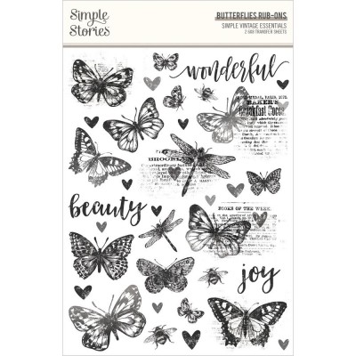 Simple Stories - Rub-ons «Simple Vintage Essentials/Butterflies» 