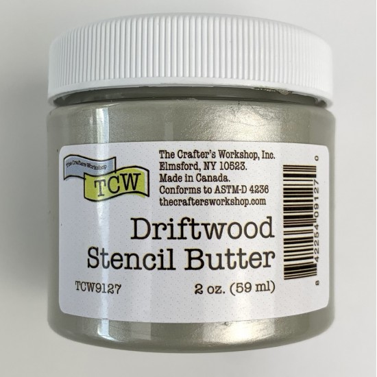 TCW - Stencil Butter couleur «Driftwood» 2 oz  