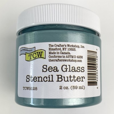 TCW - Stencil Butter couleur «Sea Glass» 2 oz  