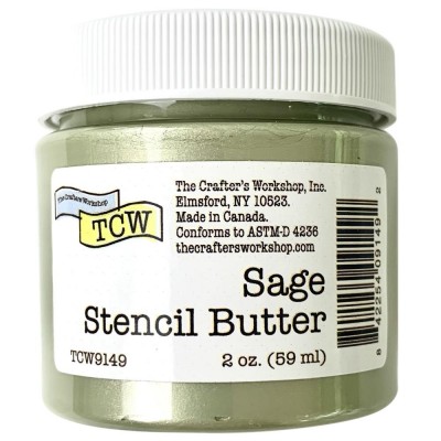 TCW - Stencil Butter couleur «Sage» 2 oz  