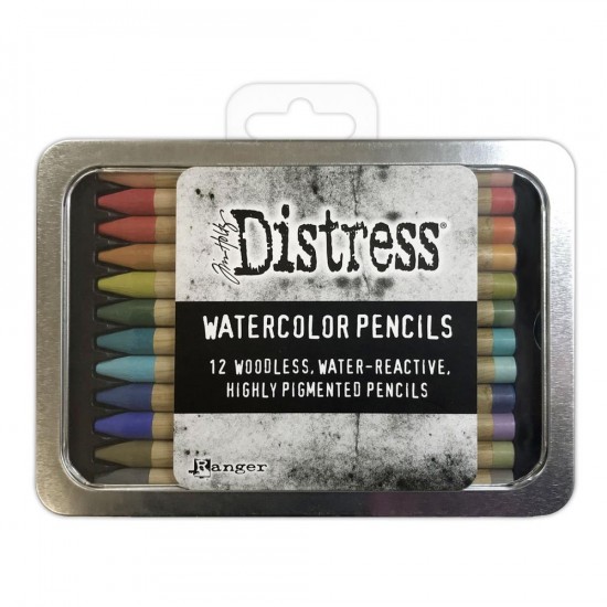 Distress - Crayons soluble à l'eau "Watercolor Pencil Set 3" 12pcs